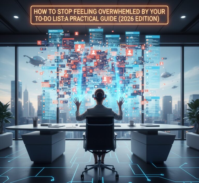 How to Stop Feeling Overwhelmed by Your To-Do List