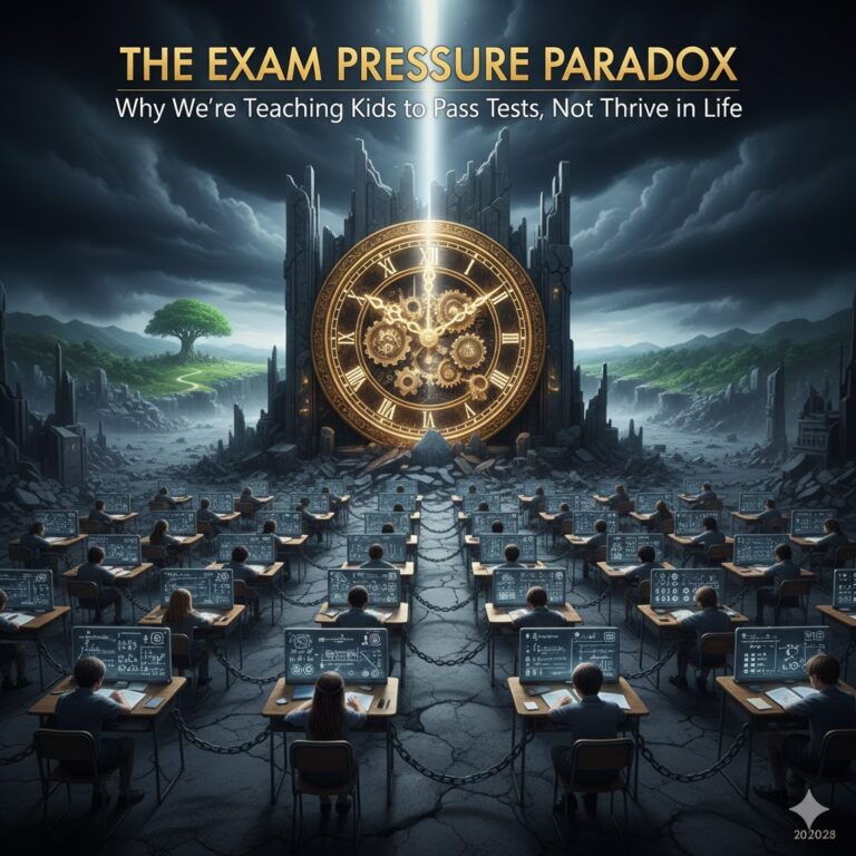 The Exam Pressure Paradox: Why We’re Teaching Kids to Pass Tests, Not Thrive in Life