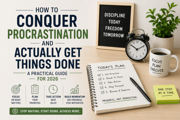 How to Conquer Procrastination and Actually Get Things Done: A Practical Guide for 2026
